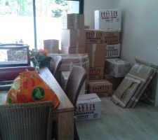Des cartons et encore des cartons