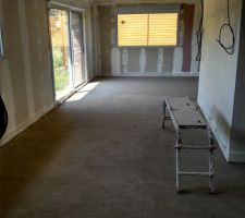 Chape plancher chauffant