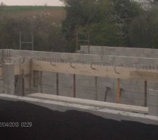 Coulage des linteaux