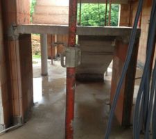 Futur placard sous palier de l'escalier