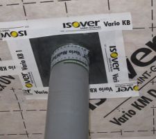 Reste &agrave; scotcher les 2 membranes