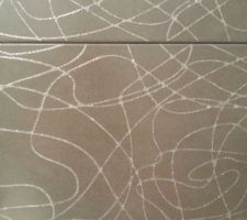Détail du carrelage mural