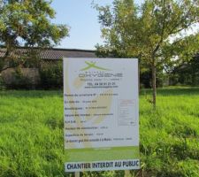 Panneau de permis de construire