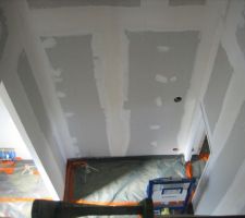 Pr&eacute;paration chape vue de l'&eacute;tage