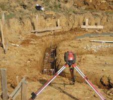 Ferraillage et Bétonnage des fouilles