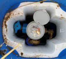 Compteur d'eau enfin posé, après 1 mois d'attente pfff...