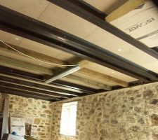 Le plancher du 2ème avant finition.
