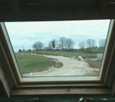 Vue depuis notre Velux