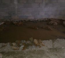 Inondation buanderie