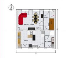 Plan actuelle de ma maison