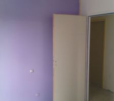 Chambre 1, en deux couleurs (3/1) violet (V111-3) et blanc