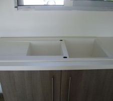 Montage cuisine quasi fini (évier dolomi de chez casto)