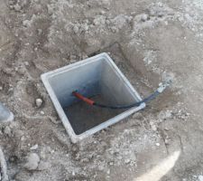 Regard pour coupe arrivée d'eau extérieur