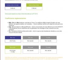 étude thermique pour attestation necessaire au depot du permis de construire