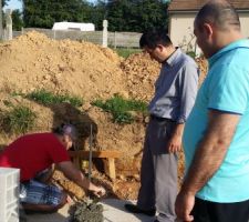 Les premiers agglos en présence du beau père et de l'oncle.