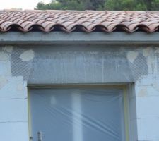 Trames &agrave; la jonction b&eacute;ton cellulaire - b&eacute;ton