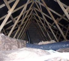 Combles problèmes pas isolés partout