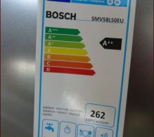 Lave-vaisselle - je ne savais pas qu'il y avait d&eacute;sormais des A   ;-)