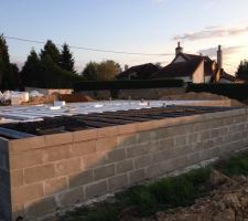 Notre futur terrasse en premier plan