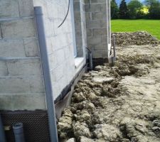La future terrasse...