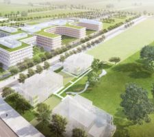 FUTUR CLINIQUE COURLANCY DE BEZANNES 
VUE COTE GOLF
