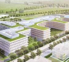 FUTUR CLINIQUE COURLANCY DE BEZANNES 
VUE COTE GOLF
