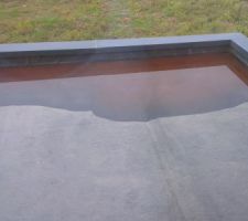 Toit terrasse : stagnation eau