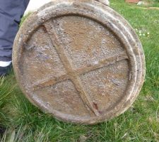 Couvercle fosse toutes eaux corrod&eacute;