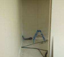 Futur emplacement de l'escalier