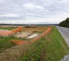 Lotissement pas encore raccordé à la route