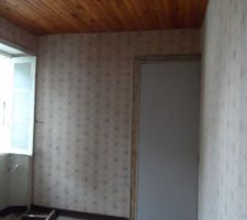 Fermeture pour création chambre 1 (avant la chambre était en L)