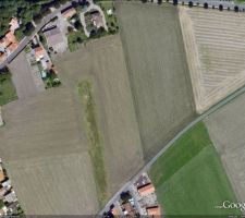 Terrain vue aerienne, merci gg map ;)
