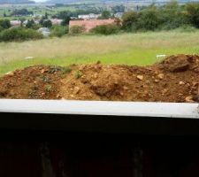 Appuis de fenêtre de la cuisine.