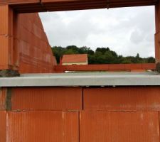 Appuis de fenêtre du garage.