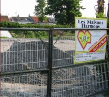 D&eacute;but de chantier dalle en cours