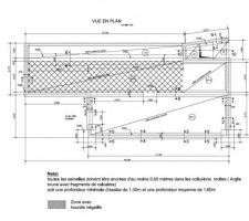 Vu en plan sur étude fondations