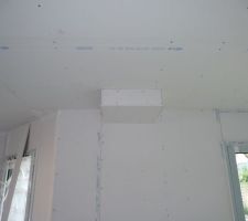 Photo de la pose d'isolant et de plaques de BA13 n°36