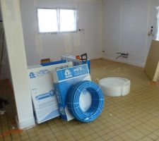 Photo de la pose du plancher chauffant n°4