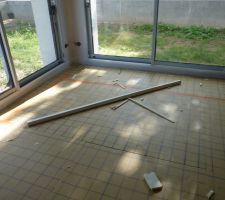 Photo de la pose du plancher chauffant n°7