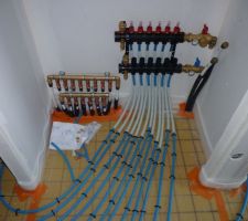 Photo de la pose du plancher chauffant n°9
