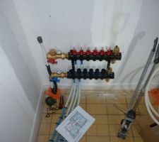 Photo de la pose du plancher chauffant n°16