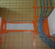 Photo de la pose du plancher chauffant n°17