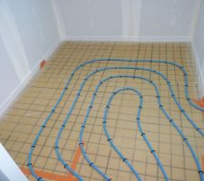 Photo de la pose du plancher chauffant n°19