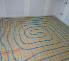 Photo de la pose du plancher chauffant n°20