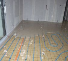 Photo de la réalisation de la chape anhydrite n°6