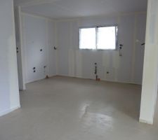 Photo de la réalisation de la chape anhydrite n°11