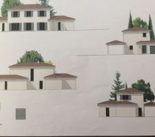 Voici les visuels de la maison. La terrasse couverte disparait suite à la "demande" de l'architecte de Vienne Agglo