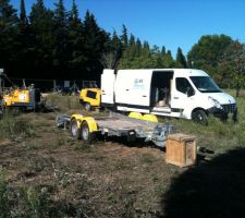 Etude de sol en cours