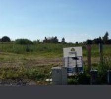 Notre terrain pr&ecirc;t &agrave; recevoir une maison