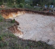 Terrassement fini hier (3/09/14)